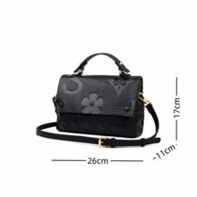 Cargar imagen en el visor de la galería, New Leather Women&#39;s Shoulder Strap Handbag Women&#39;s Fashion Black Shoulder Bag Luxury Woman Handbag Bags For Women Designer