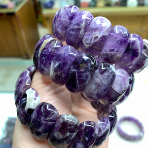 Natural Amethyst Gemstone Bracelet Natural Energy Stone