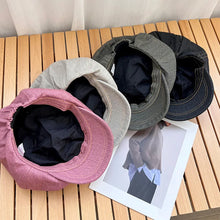 Laden Sie das Bild in den Galerie-Viewer, Cloud Top Octagonal Beret Hat Women Cotton Berets