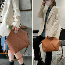 Cargar imagen en el visor de la galería, Luxury Weaving Handbag French Lady Crossbody Shoulder Bag High Quality Leather