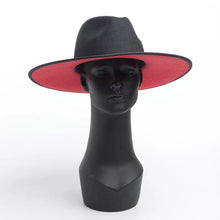 Charger l&#39;image dans la galerie, Classical  Wide Brim Splice Two Tone Wool  Hats