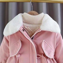 Cargar imagen en el visor de la galería, Baby Girl Winter Clothes Cotton-padded Coat Jacket