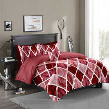 Charger l&#39;image dans la galerie, Diamond Check Quilt Cover Bed Set