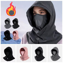 Charger l&#39;image dans la galerie, Winter Thermal Fleece Scarf Ski Face Mask Neck Warmer Hood Hat Windproof Cold Warm Riding Cap Sports Outdoor