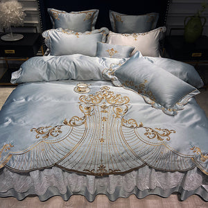 European-style Bed Linen, Bed Cover Light Luxury Style Four-piece Suit