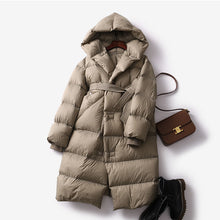 Load image into Gallery viewer, Women&#39;s Long Down Jacket Coat