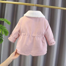 Cargar imagen en el visor de la galería, Baby Girl Winter Clothes Cotton-padded Coat Jacket