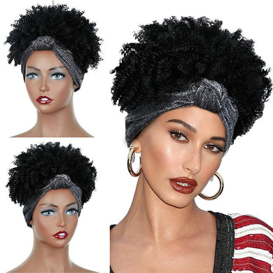 African Hair Bag Hair Band Turban Chemical Fiber Wig Headgear