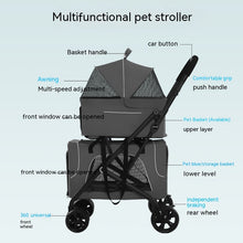 Charger l&#39;image dans la galerie, Small Dog Lightweight Folding Cat Dog Trolley