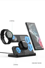 Charger l&#39;image dans la galerie, Vertical Wireless Charger Wireless Dock 3in1 Mobile Phone Headphone