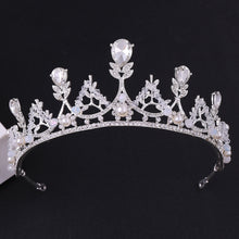 Cargar imagen en el visor de la galería, Korean Style Bridal Crown Earring Accessory Set for Occasions