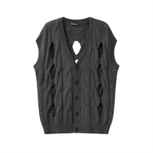 Cargar imagen en el visor de la galería, Loose Casual Sweater Vest Vest Coat