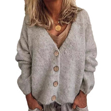 Load image into Gallery viewer, Knitted Loose Cardigan Sweater Coat