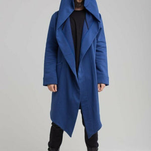 Men's Jacket Hooded Long Cardigan Coat