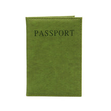 Charger l&#39;image dans la galerie, Passport Cover Pu Leather Document Folder