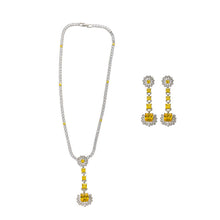 Cargar imagen en el visor de la galería, Light Luxury Premium Zircon Pendant Necklace Earring Set