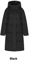 Laden Sie das Bild in den Galerie-Viewer, Long Over The Knee Thickened Hooded Jacket