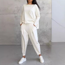 Charger l&#39;image dans la galerie, Women&#39;s Irregular Design Long-sleeved Sweater Harem Pants Sport Suit