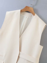 Load image into Gallery viewer, White Fashion Loose Holiday Style Casual Vest Vest