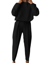 Charger l'image dans la galerie, Loose Solid Color Long Sleeve Casual Two-piece Set
