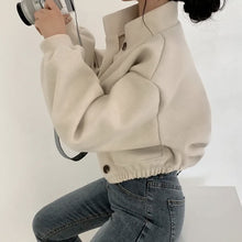 Charger l'image dans la galerie, Short Idle Style Loose Casual Woolen Woolen Coat