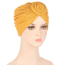 Charger l&#39;image dans la galerie, Snail Crumpled Turban Hat Multicolor Fashion