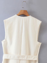 Load image into Gallery viewer, White Fashion Loose Holiday Style Casual Vest Vest