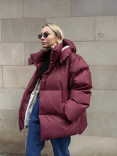 Charger l&#39;image dans la galerie, Cotton Padded Jacket Female Loose Cotton Coat Baggy Coat