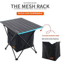 Charger l&#39;image dans la galerie, Outdoor Folding Table Storage Basket Round Picnic Table Hanging Bag Portable Invisible Pocket Waterproof Storage