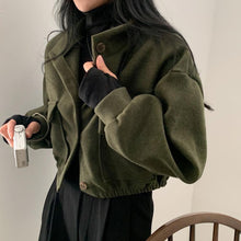Charger l'image dans la galerie, Short Idle Style Loose Casual Woolen Woolen Coat