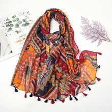 Charger l&#39;image dans la galerie, Retro Patchwork Bohemian Printed Cashew Scarf