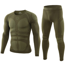 Cargar imagen en el visor de la galería, Outdoor Sports Thermal Underwear Cycling Clothes Breathable Wicking Suit Men