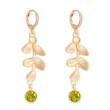 Charger l&#39;image dans la galerie, Fashion Simple Leaf-shaped Earring Female Creative