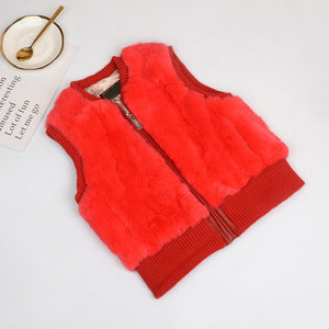 Fur Vest Warm Autumn And Winter Fur Coat