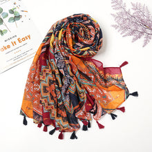 Charger l&#39;image dans la galerie, Retro Patchwork Bohemian Printed Cashew Scarf