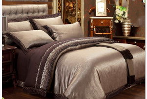 Four-piece Bed Full Cotton  Linen And Duvet Cover