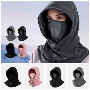 Winter Thermal Fleece Scarf Ski Face Mask Neck Warmer Hood Hat Windproof Cold Warm Riding Cap Sports Outdoor