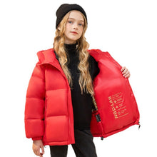 Laden Sie das Bild in den Galerie-Viewer, Winter New Children&#39;s Clothing, Down Jacket Thickened Black Gold Coat