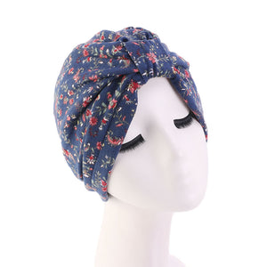 National Style Turban Hat With Satin Lining