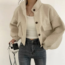 Charger l'image dans la galerie, Short Idle Style Loose Casual Woolen Woolen Coat
