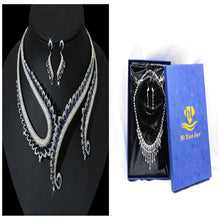 Charger l&#39;image dans la galerie, INS Wind Zircon Necklace Earring Set for Occasions