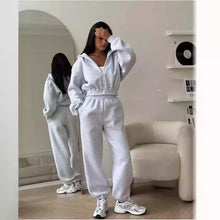 Charger l&#39;image dans la galerie, Women&#39;s Leak Girth Hat Sweater Ankle Banded Pants Sports Suit