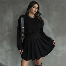 Cargar imagen en el visor de la galería, Long Sleeve Sweater Pleated Skirt Two-piece Suit