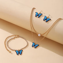 Charger l&#39;image dans la galerie, Earring Necklace Bracelet Combination Set for occasions