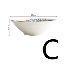 Charger l&#39;image dans la galerie, Ceramic Tableware Lace Bowl And Plate Combination