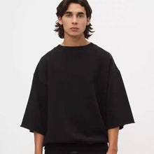 Cargar imagen en el visor de la galería, Mens Fashion Casual Solid Colour Fleece Sweatshirt