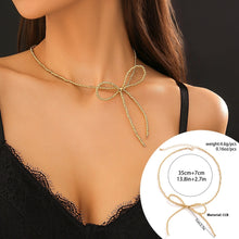 Cargar imagen en el visor de la galería, Niche Beaded Knotted Bow Earring Bracelet Necklace