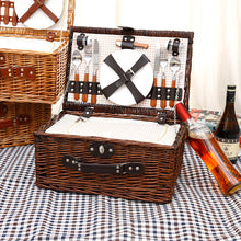 Charger l&#39;image dans la galerie, Storage Basket Rattan Wicker Picnic Basket Vegetable Basket