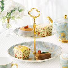 Cargar imagen en el visor de la galería, Creative Cake Stand Snacks Dried Fruit Skewers Ceramic Fruit Plate Dessert Table