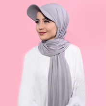 Charger l&#39;image dans la galerie, All-matching Solid Color Women&#39;s Scarf Turban Hat